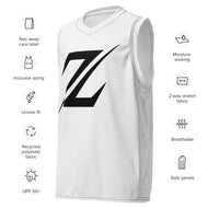 Recycled unisex basketball jersey